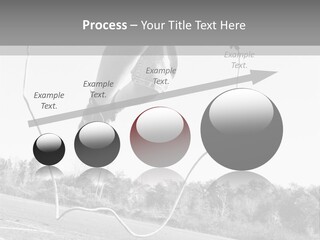 A Person Jumping In The Air With A Jump Rope PowerPoint Template