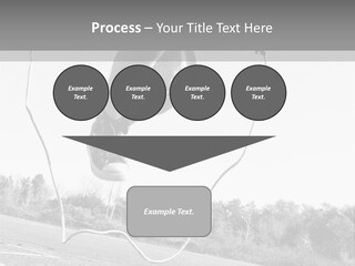 A Person Jumping In The Air With A Jump Rope PowerPoint Template