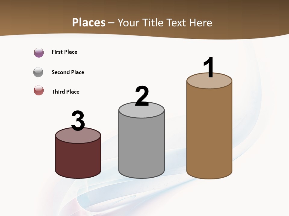 An Open Book On A Table With A White Background PowerPoint Template