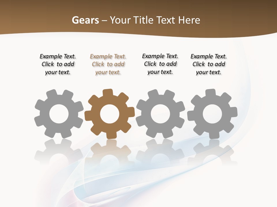 An Open Book On A Table With A White Background PowerPoint Template