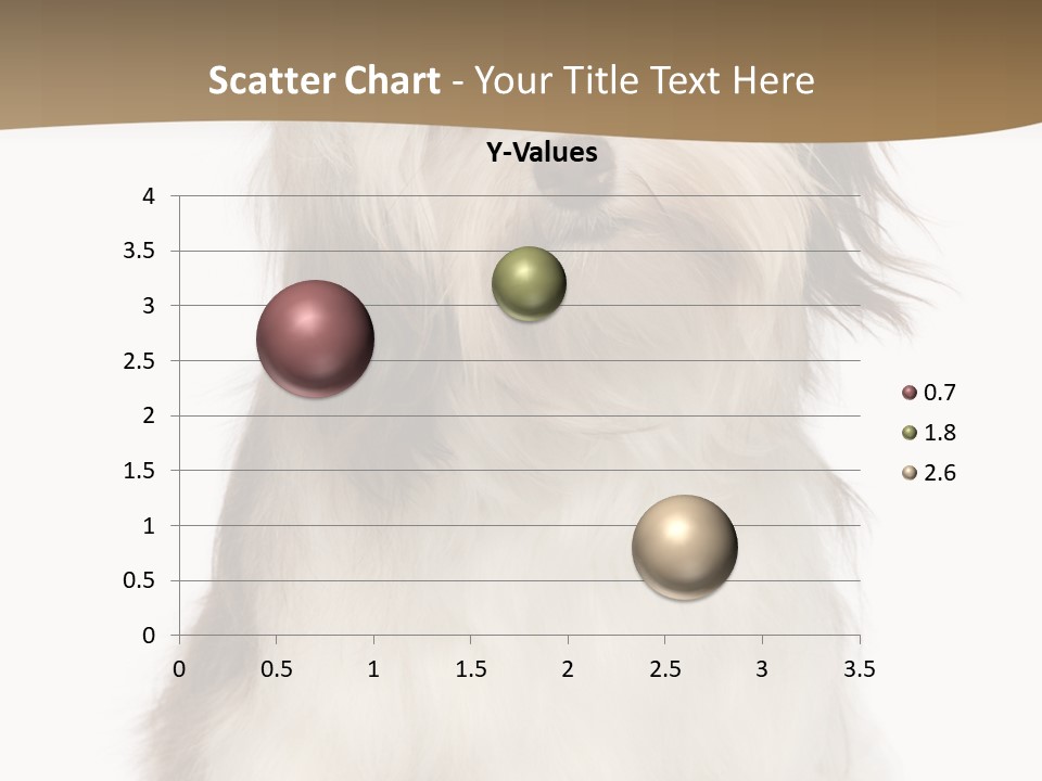 A White And Brown Dog Sitting On Top Of A White Floor PowerPoint Template