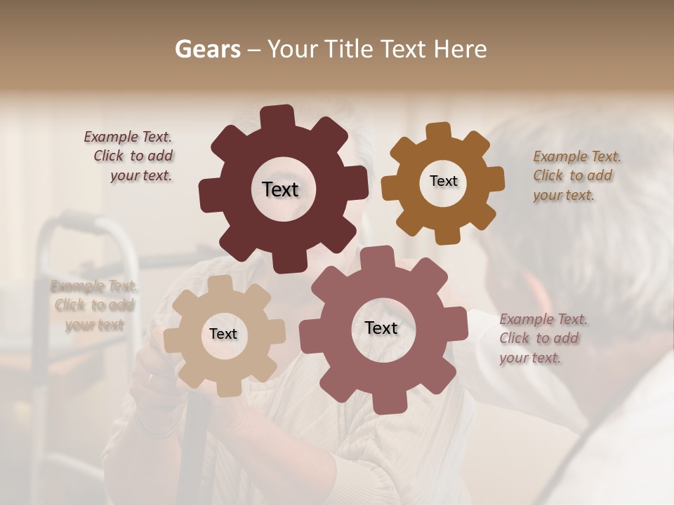 Woman Looking Blouse PowerPoint Template