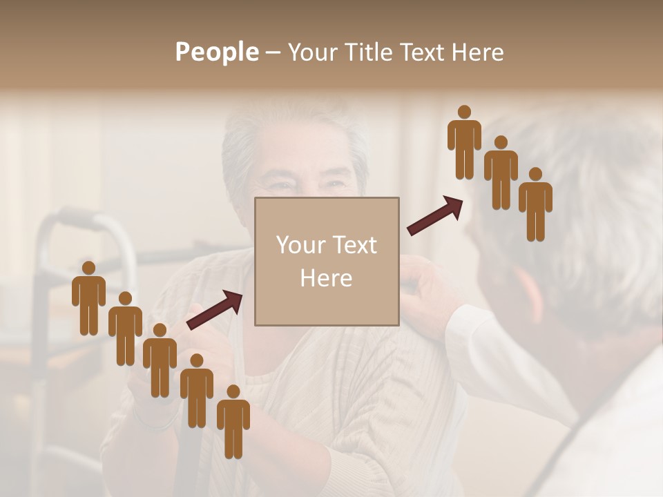 Woman Looking Blouse PowerPoint Template