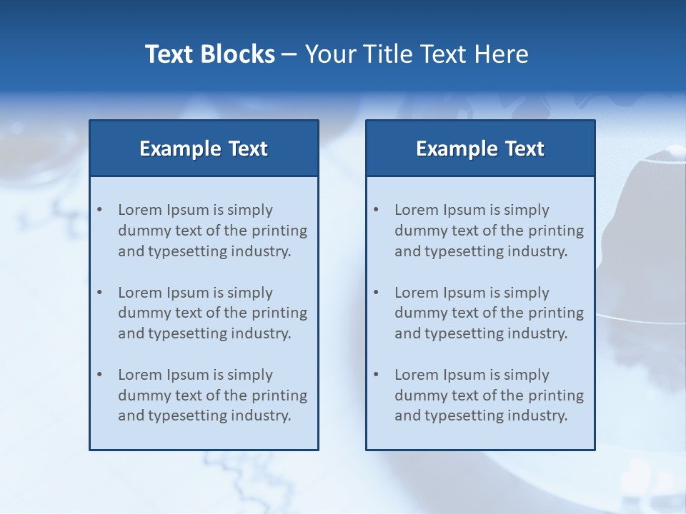 A Globe On Top Of A Table With A Bar Chart In The Background PowerPoint Template