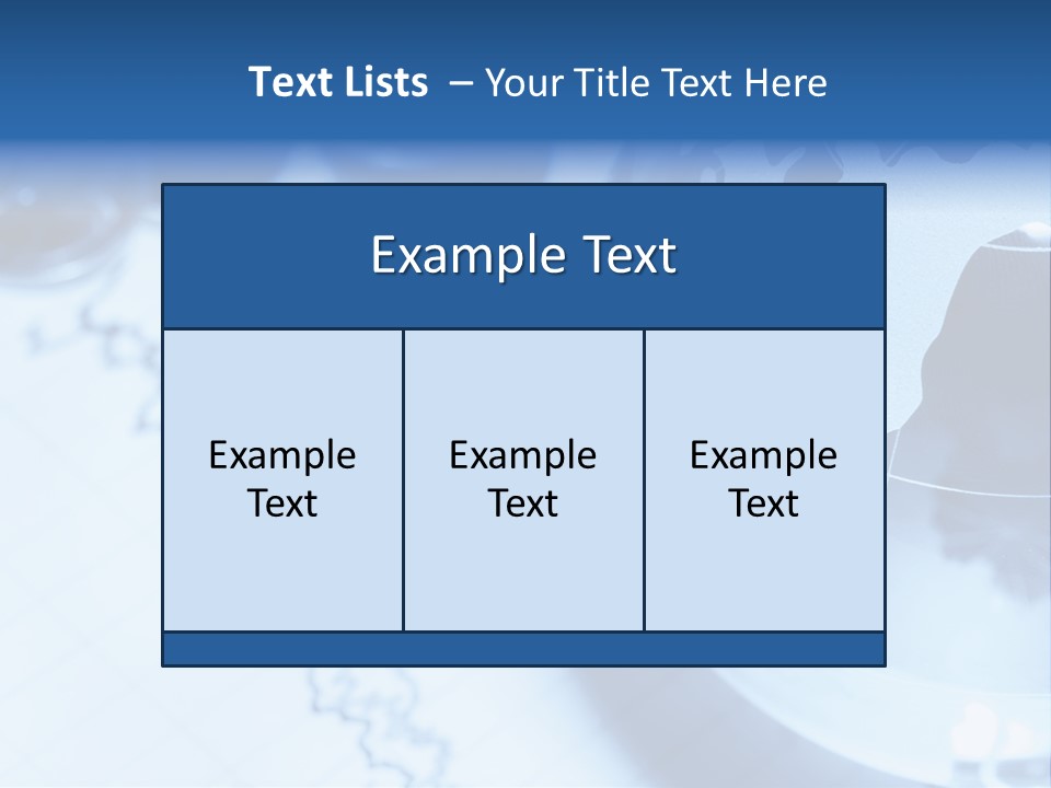 A Globe On Top Of A Table With A Bar Chart In The Background PowerPoint Template
