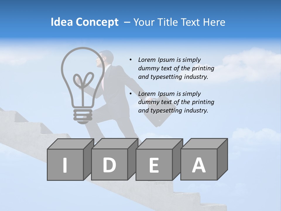 Suit People Person PowerPoint Template