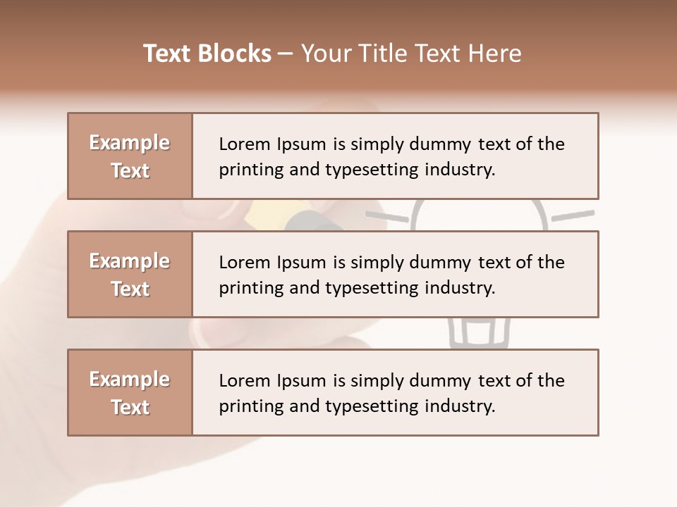 Drawing Image Imagination PowerPoint Template