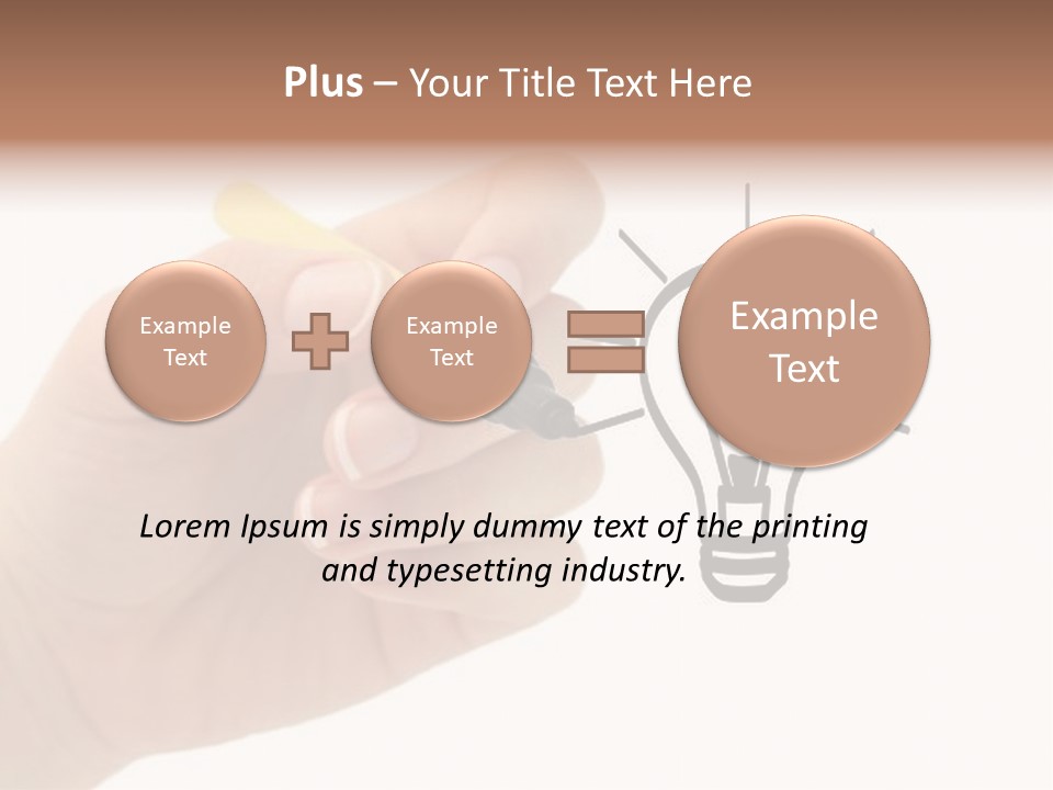 Drawing Image Imagination PowerPoint Template