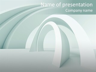 Wall Architectural Background PowerPoint Template