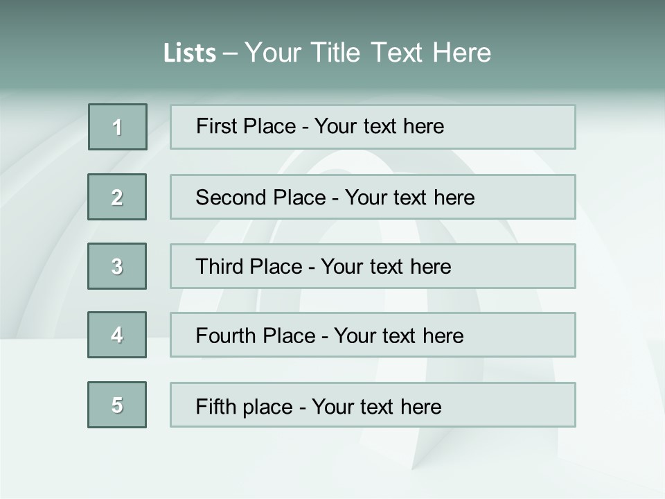 Wall Architectural Background PowerPoint Template