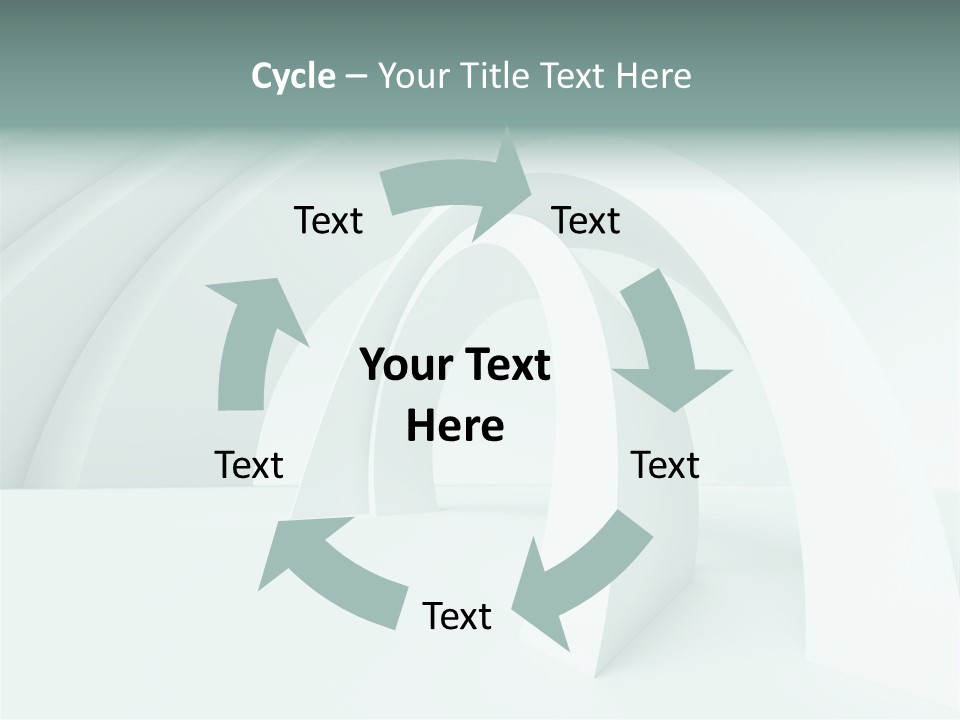 Wall Architectural Background PowerPoint Template