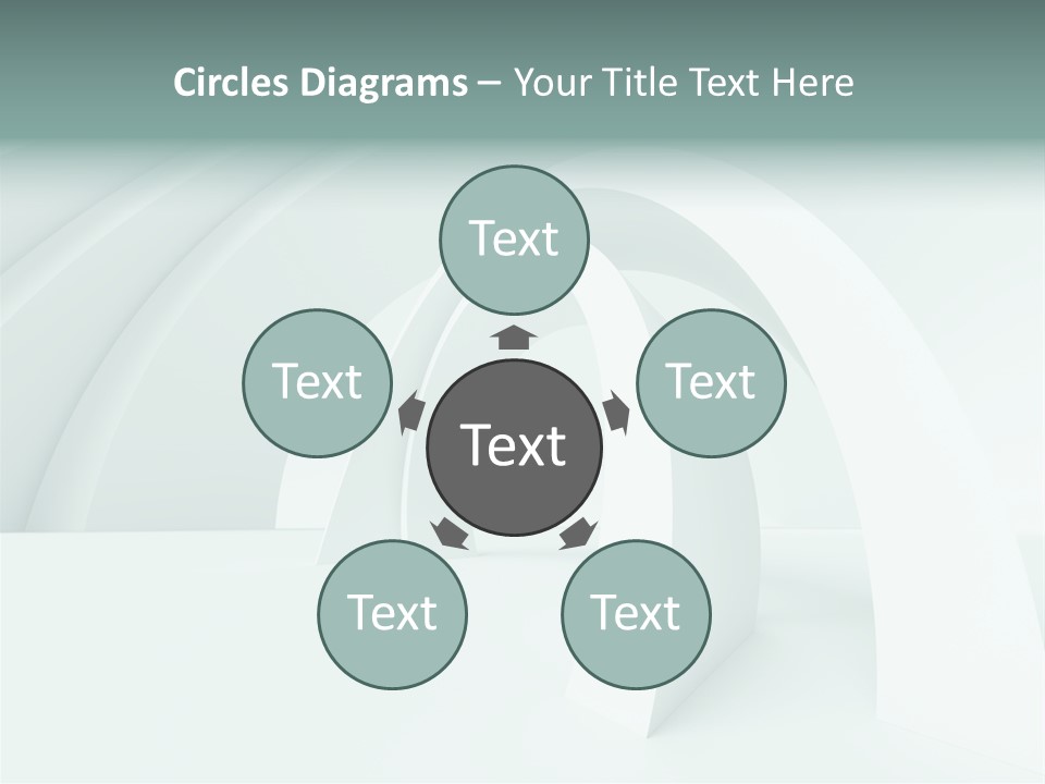 Wall Architectural Background PowerPoint Template