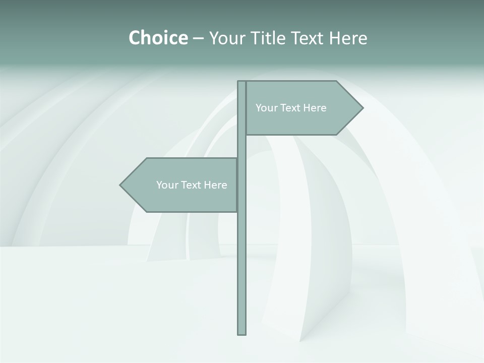 Wall Architectural Background PowerPoint Template