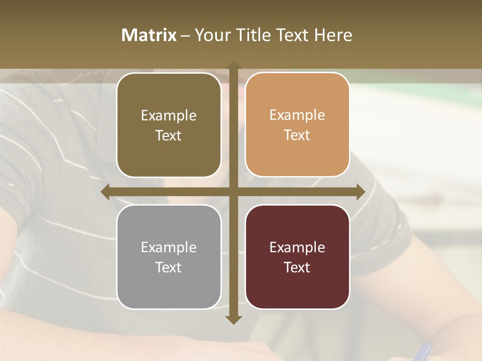 Teenager Listening Learning PowerPoint Template