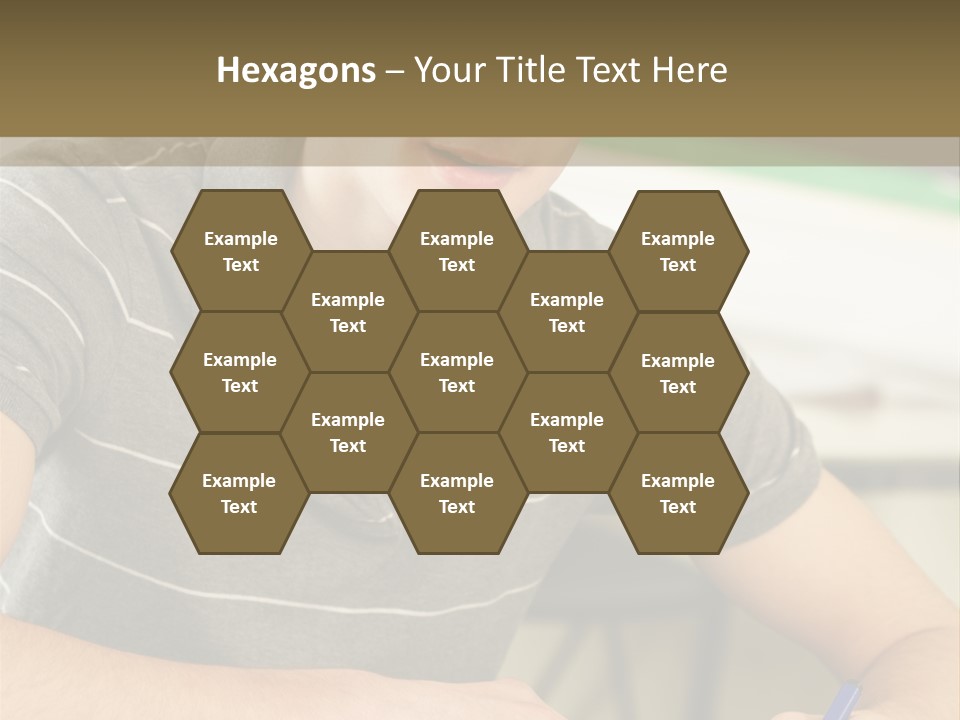 Teenager Listening Learning PowerPoint Template