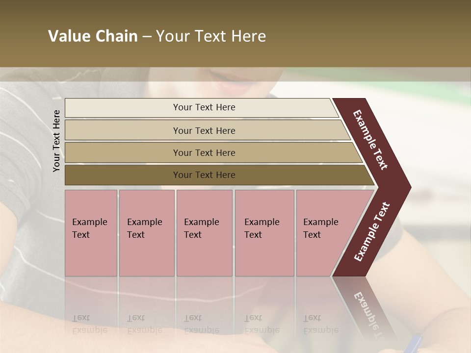 Teenager Listening Learning PowerPoint Template