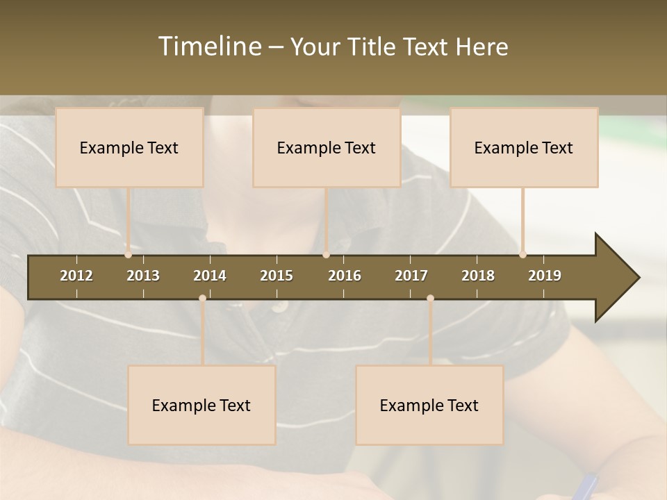 Teenager Listening Learning PowerPoint Template