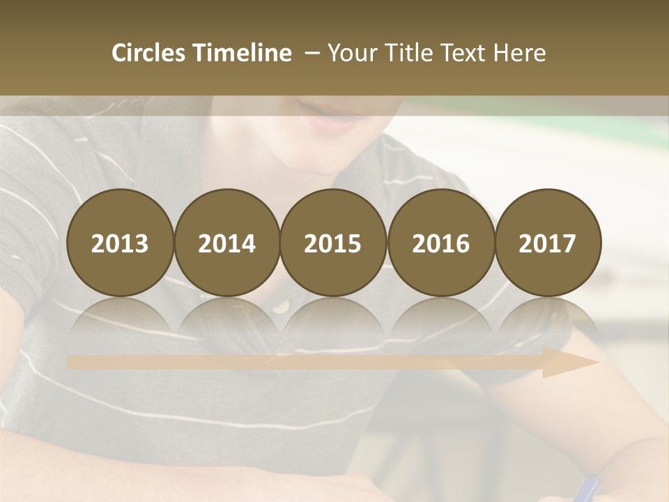 Teenager Listening Learning PowerPoint Template