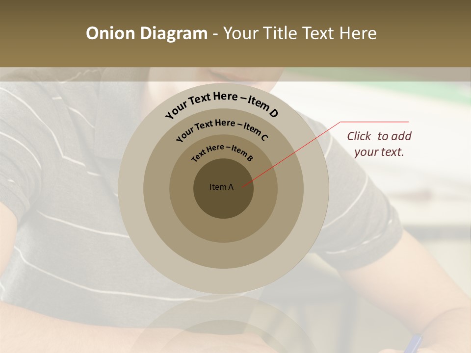 Teenager Listening Learning PowerPoint Template