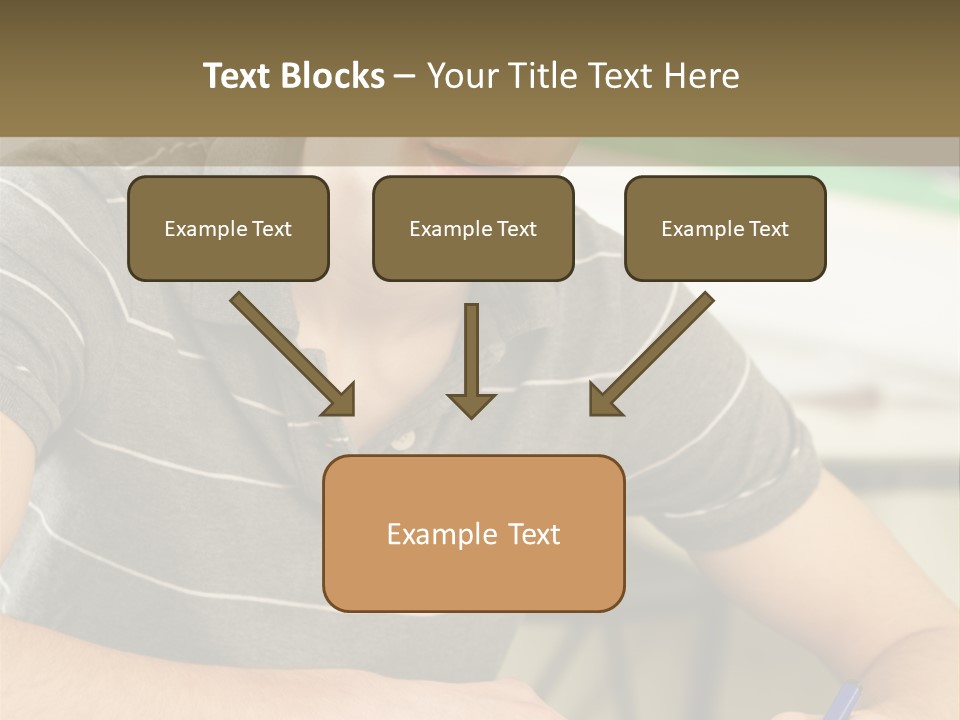 Teenager Listening Learning PowerPoint Template