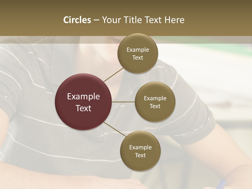 Teenager Listening Learning PowerPoint Template