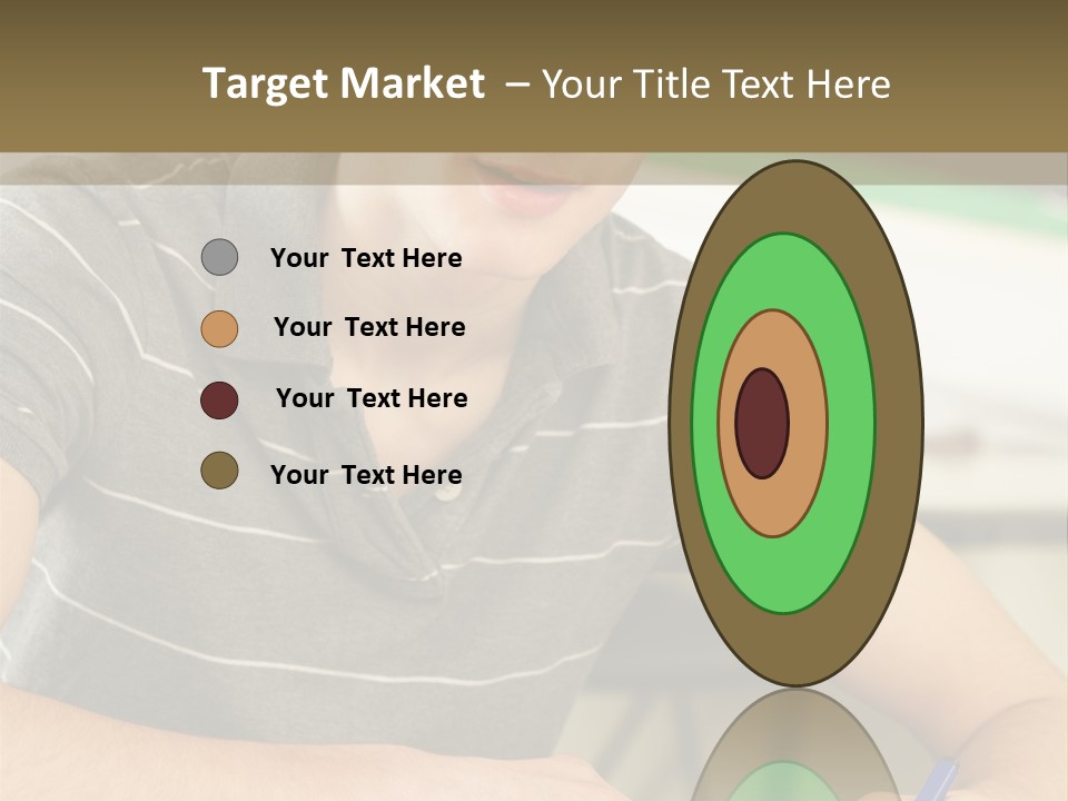 Teenager Listening Learning PowerPoint Template