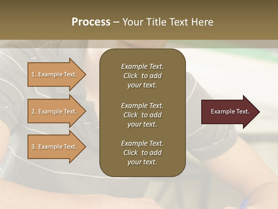 Teenager Listening Learning PowerPoint Template