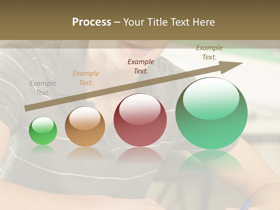 Teenager Listening Learning PowerPoint Template