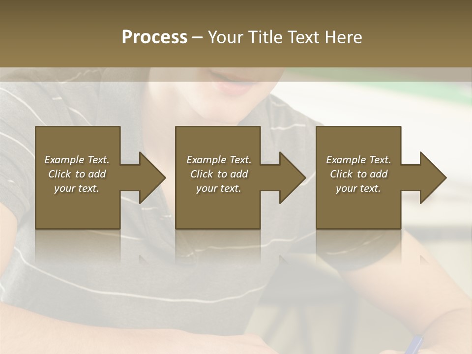 Teenager Listening Learning PowerPoint Template