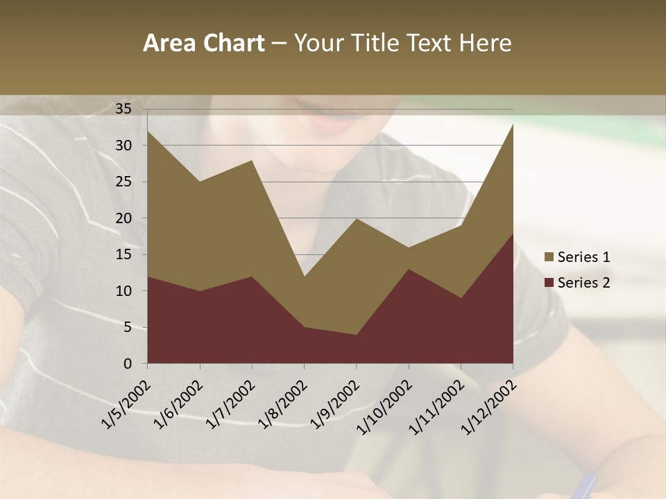 Teenager Listening Learning PowerPoint Template