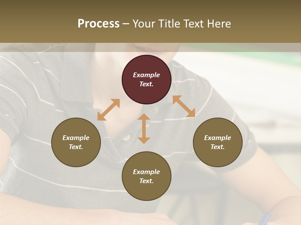 Teenager Listening Learning PowerPoint Template