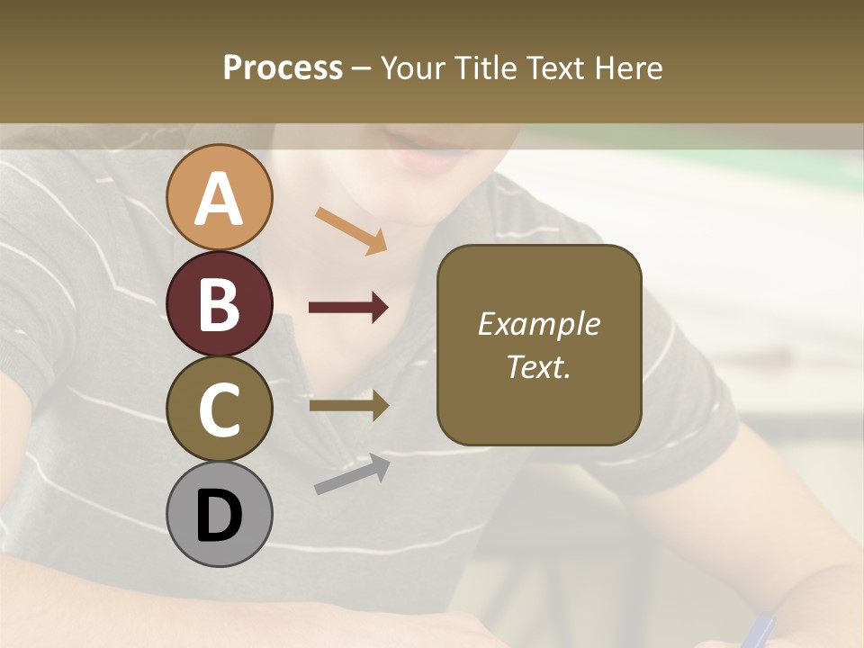 Teenager Listening Learning PowerPoint Template