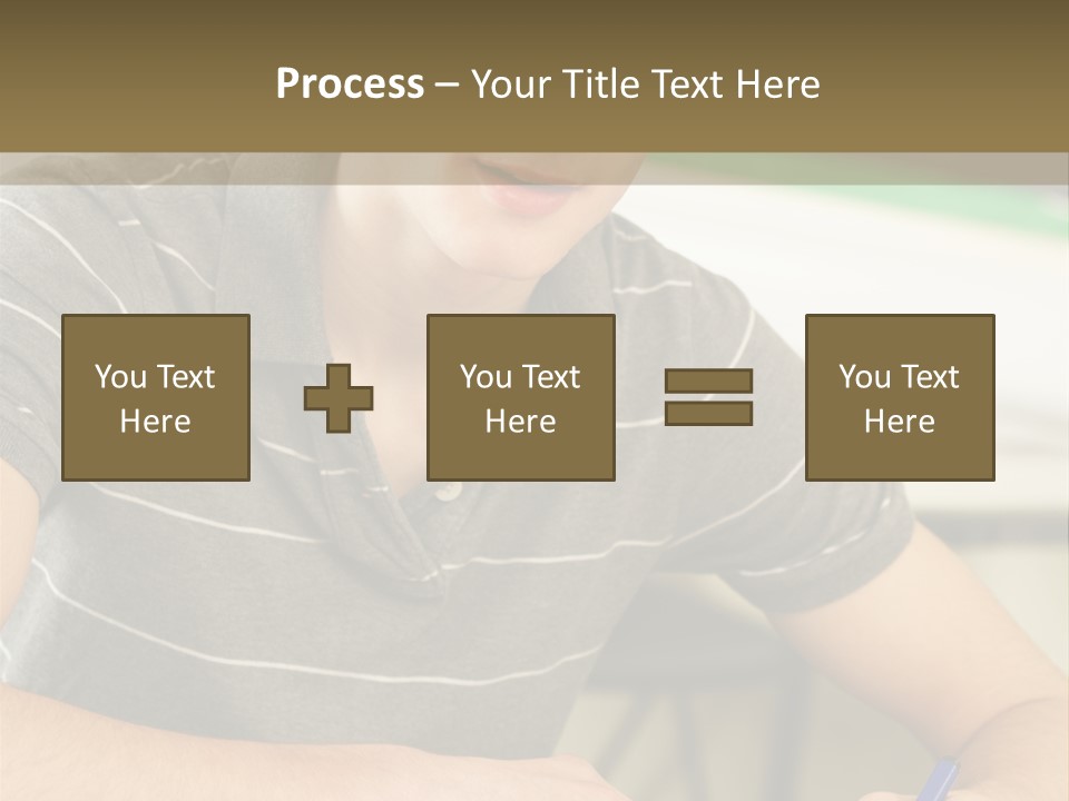 Teenager Listening Learning PowerPoint Template