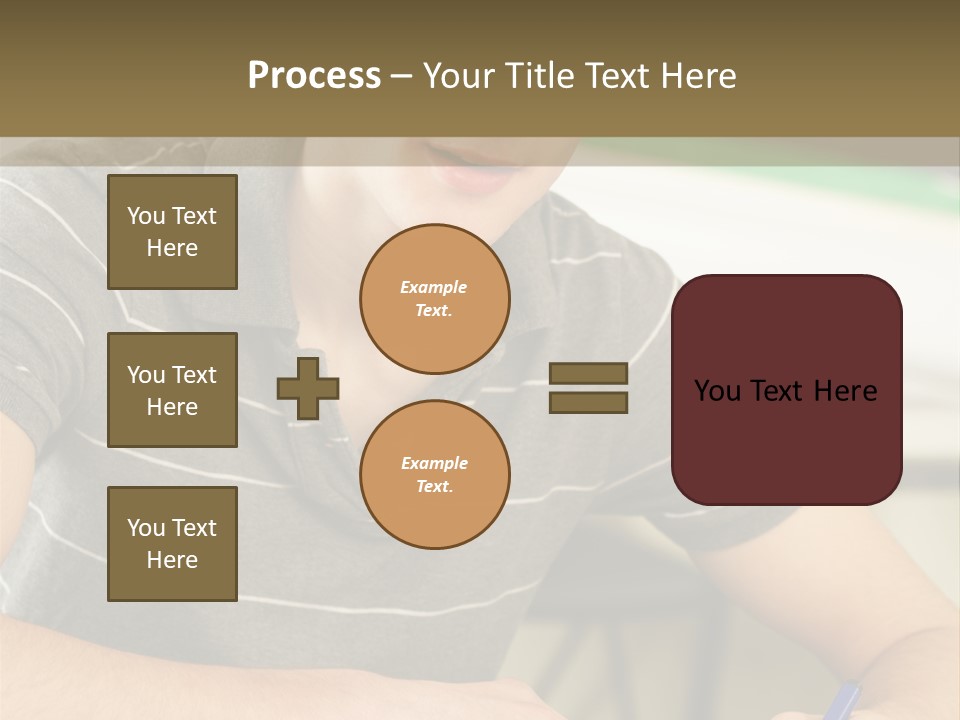 Teenager Listening Learning PowerPoint Template