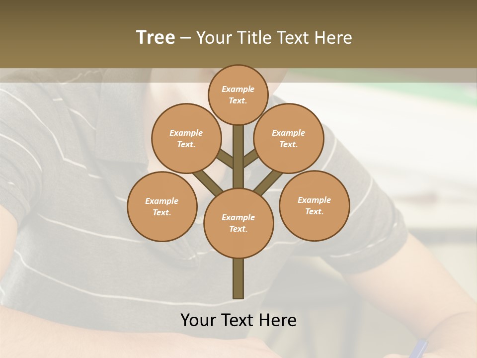 Teenager Listening Learning PowerPoint Template