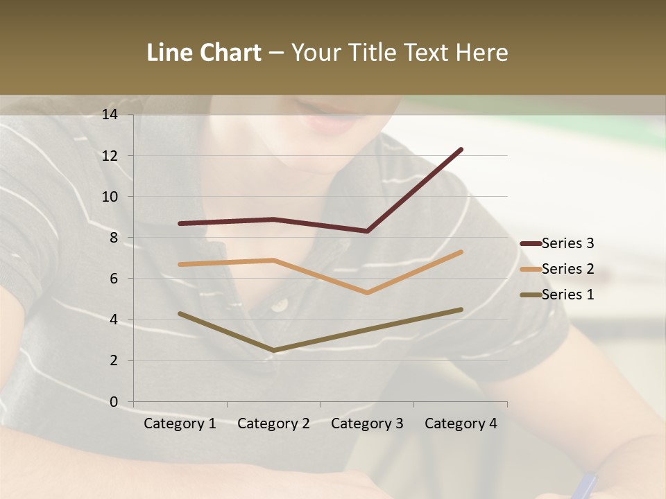 Teenager Listening Learning PowerPoint Template