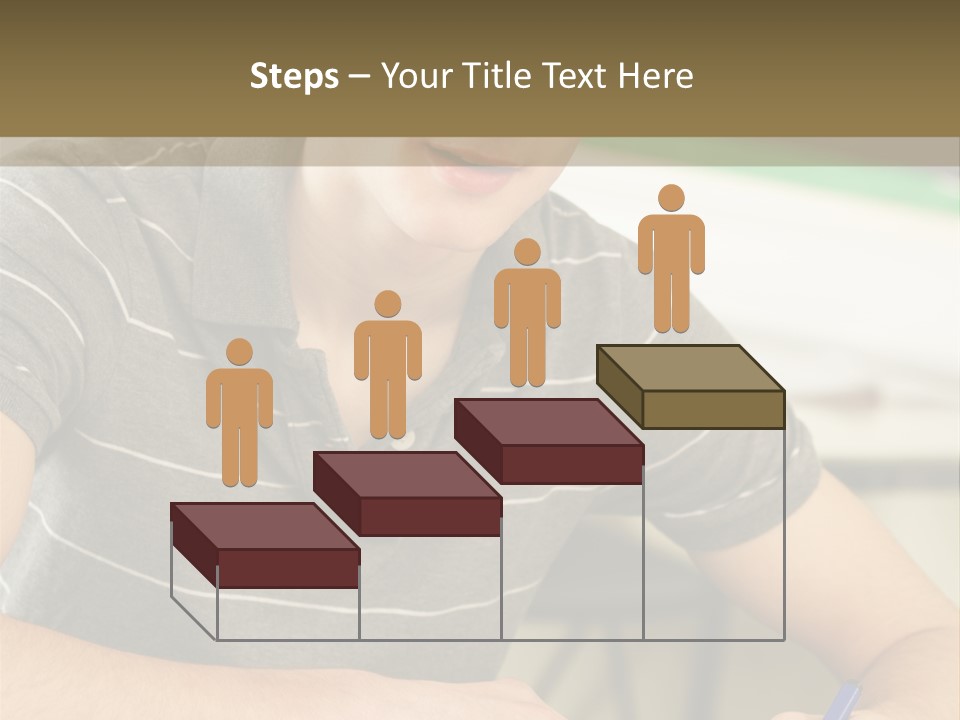 Teenager Listening Learning PowerPoint Template