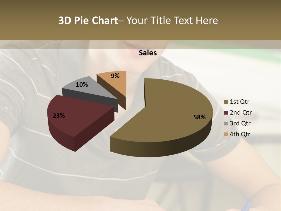 Teenager Listening Learning PowerPoint Template