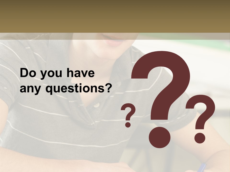 Teenager Listening Learning PowerPoint Template