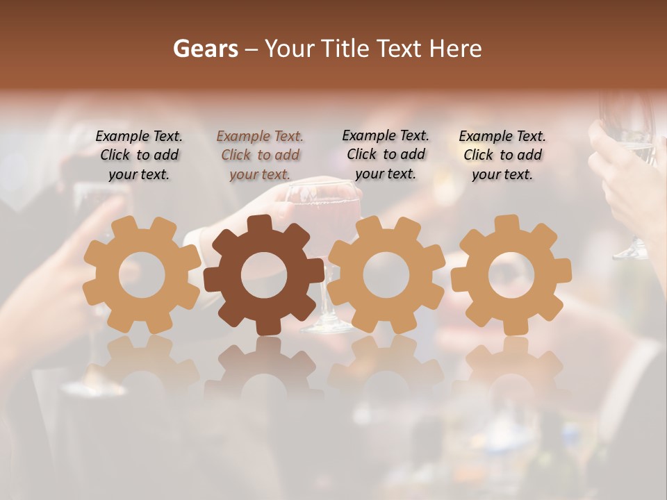 Xmas Happiness Wedding PowerPoint Template