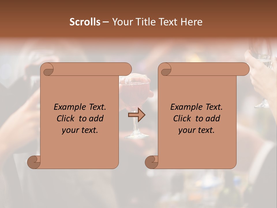 Xmas Happiness Wedding PowerPoint Template