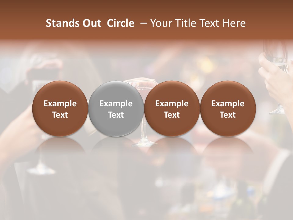 Xmas Happiness Wedding PowerPoint Template