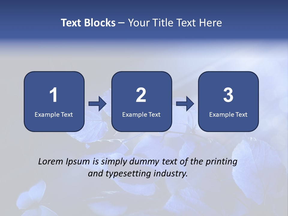 Green Butterfly Foliage PowerPoint Template