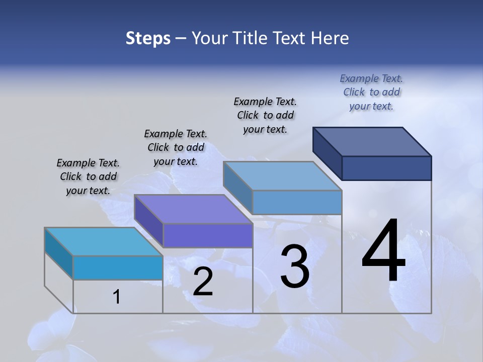 Green Butterfly Foliage PowerPoint Template
