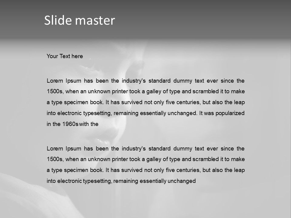 Window Depressed Sad PowerPoint Template