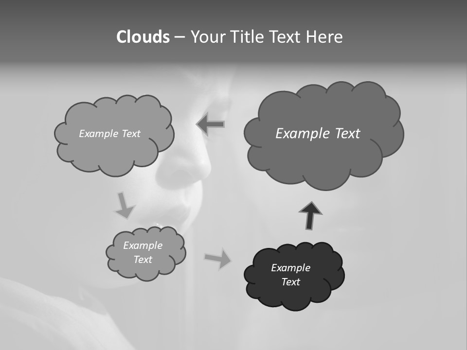 Window Depressed Sad PowerPoint Template