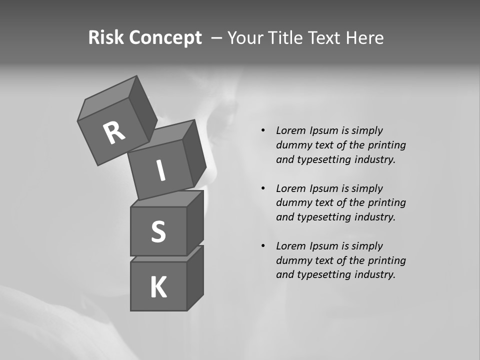 Window Depressed Sad PowerPoint Template