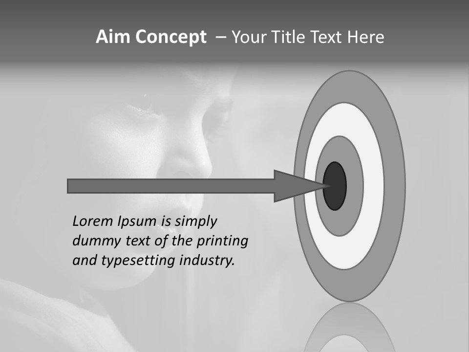 Window Depressed Sad PowerPoint Template