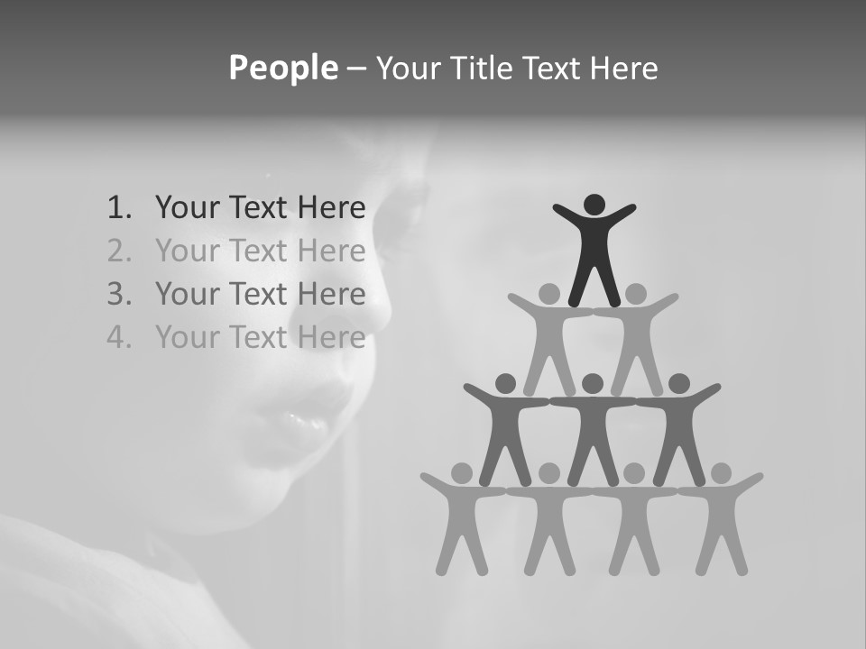 Window Depressed Sad PowerPoint Template