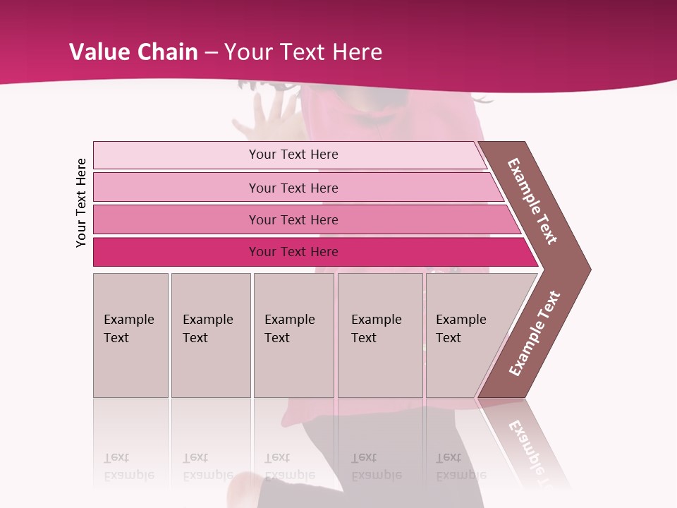 A Young Girl Jumping In The Air With Her Arms Outstretched PowerPoint Template